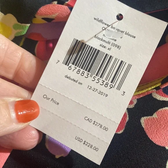 Kate Soade Wild flower ls woven XL - Picture 3 of 5